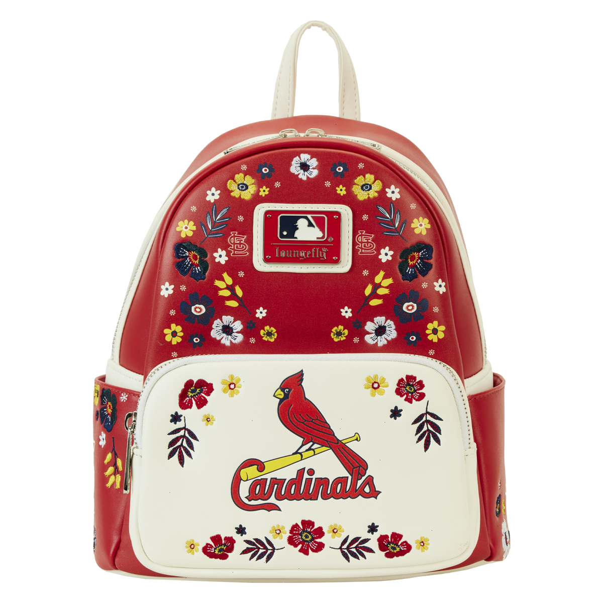 mlb st. louis cardinals floral mini backpack