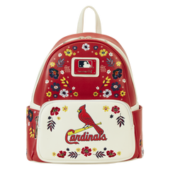 mlb st. louis cardinals floral mini backpack