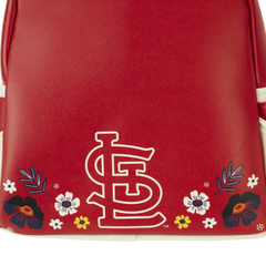 mlb st. louis cardinals floral mini backpack