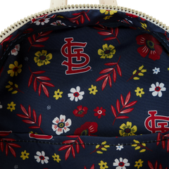 mlb st. louis cardinals floral mini backpack