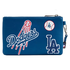 mlb la dodgers clear tote crossbody stadium bag with pouch
