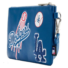 mlb la dodgers clear tote crossbody stadium bag with pouch