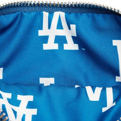 mlb la dodgers clear tote crossbody stadium bag with pouch