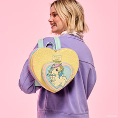 my little pony exclusive sky dancer heart shaped figural mini backpack