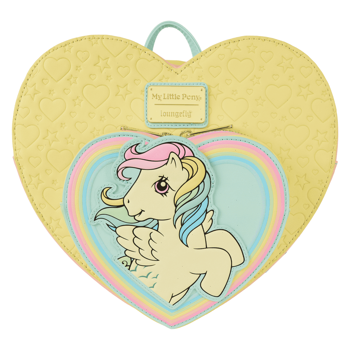 my little pony exclusive sky dancer heart shaped figural mini backpack