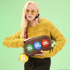 loungefly x m&m’s candies scented crossbody bag with coin bag