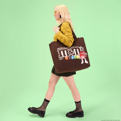 loungefly x m&m’s canvas tote bag