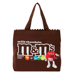 loungefly x m&m’s canvas tote bag