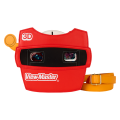 view-master figural crossbody bag with coin bag