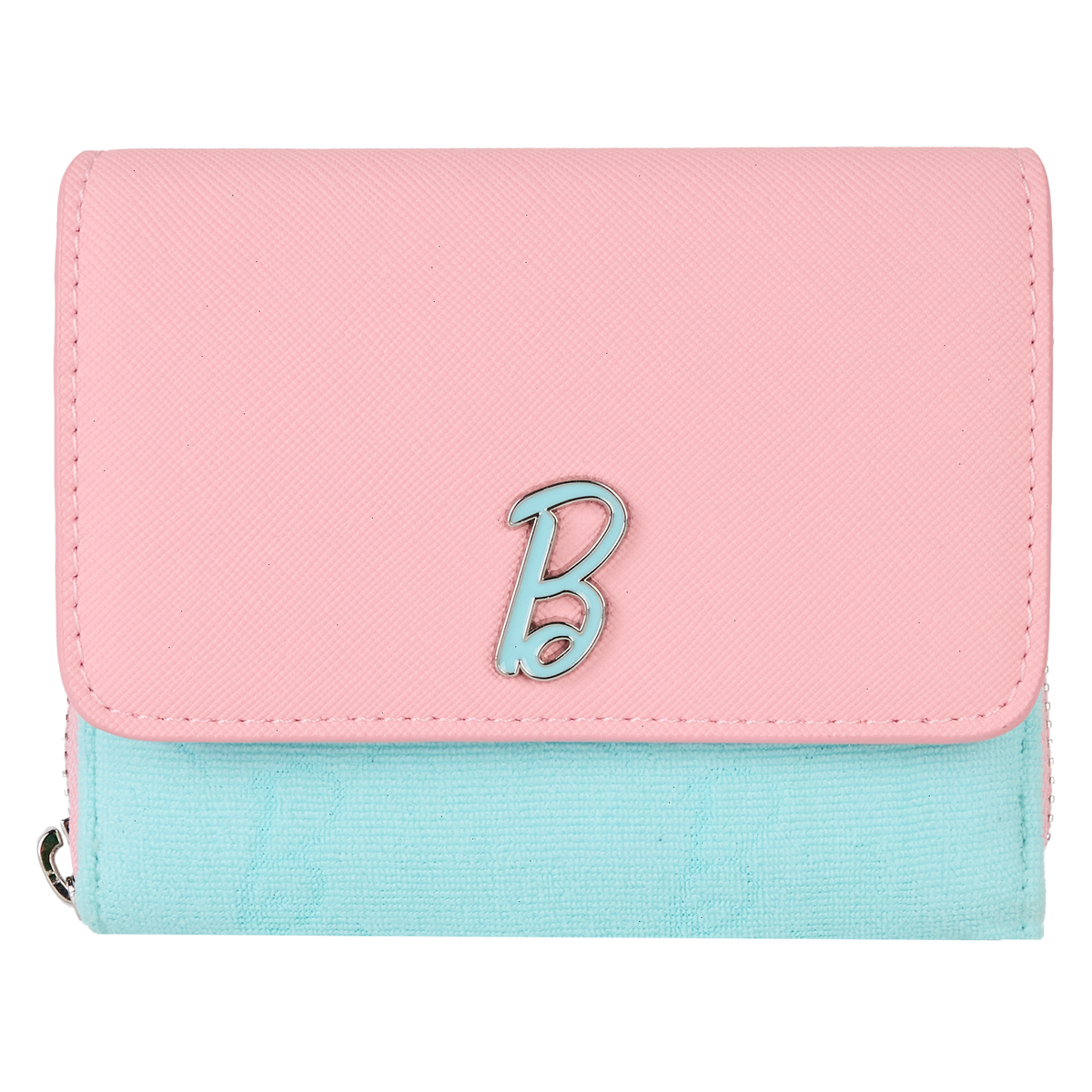 classic barbie terry cloth zip around wallet