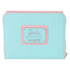classic barbie terry cloth zip around wallet