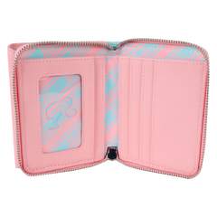 classic barbie terry cloth zip around wallet