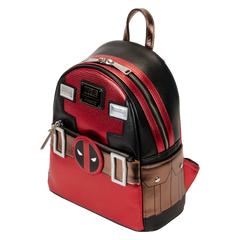 marvel metallic deadpool cosplay mini backpack