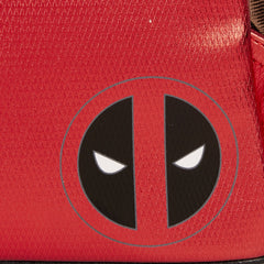 marvel metallic deadpool cosplay mini backpack