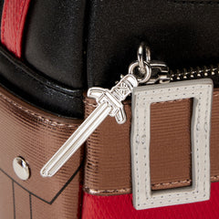 marvel metallic deadpool cosplay mini backpack