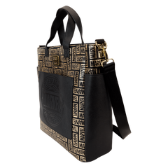 marvel 85th anniversary all-over print logo convertible backpack & tote crossbody bag