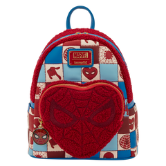 spider-man sherpa heart mini backpack
