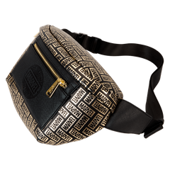 marvel 85th anniversary all-over print logo convertible belt bag