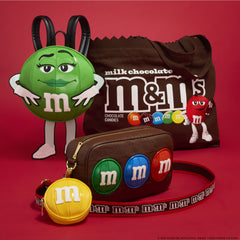 loungefly x m&m’s canvas tote bag