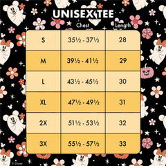 mickey & minnie floral ghost all-over print unisex tee