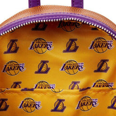 nba los angeles lakers basketball logo mini backpack