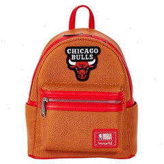 nba chicago bulls basketball logo mini backpack