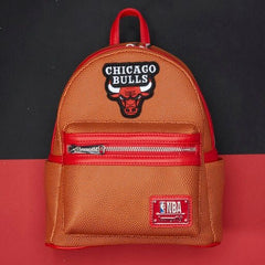 nba chicago bulls basketball logo mini backpack