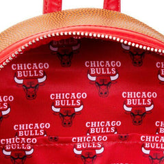 nba chicago bulls basketball logo mini backpack