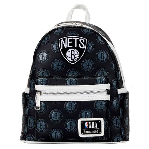 nba brooklyn nets logo mini backpack