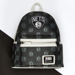 nba brooklyn nets logo mini backpack
