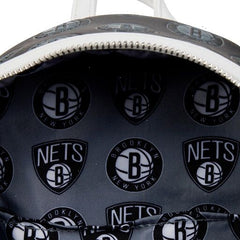 nba brooklyn nets logo mini backpack