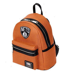 nba brooklyn nets basketball logo mini backpack