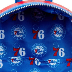 nba philadelphia 76ers logo mini backpack