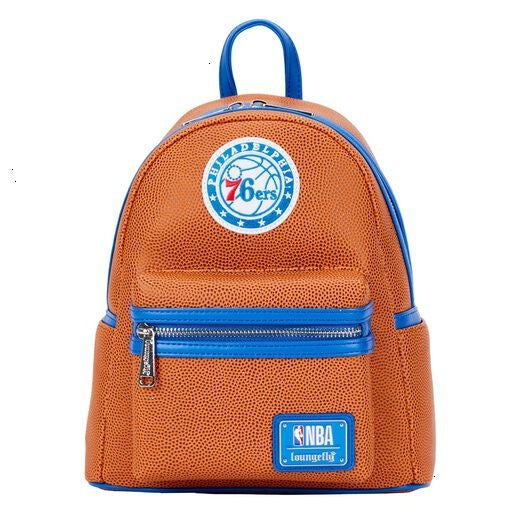 nba philadelphia 76ers basketball logo mini backpack