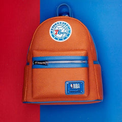 nba philadelphia 76ers basketball logo mini backpack