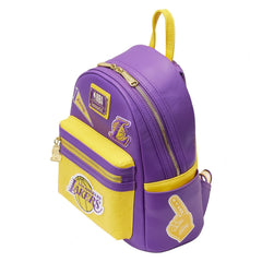nba los angeles lakers patch icons mini backpack