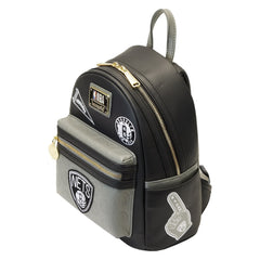 nba brooklyn nets patch icons mini backpack
