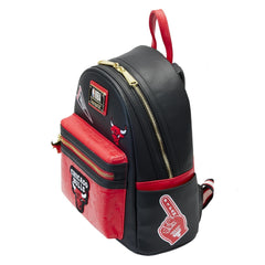 nba chicago bulls patch icons mini backpack
