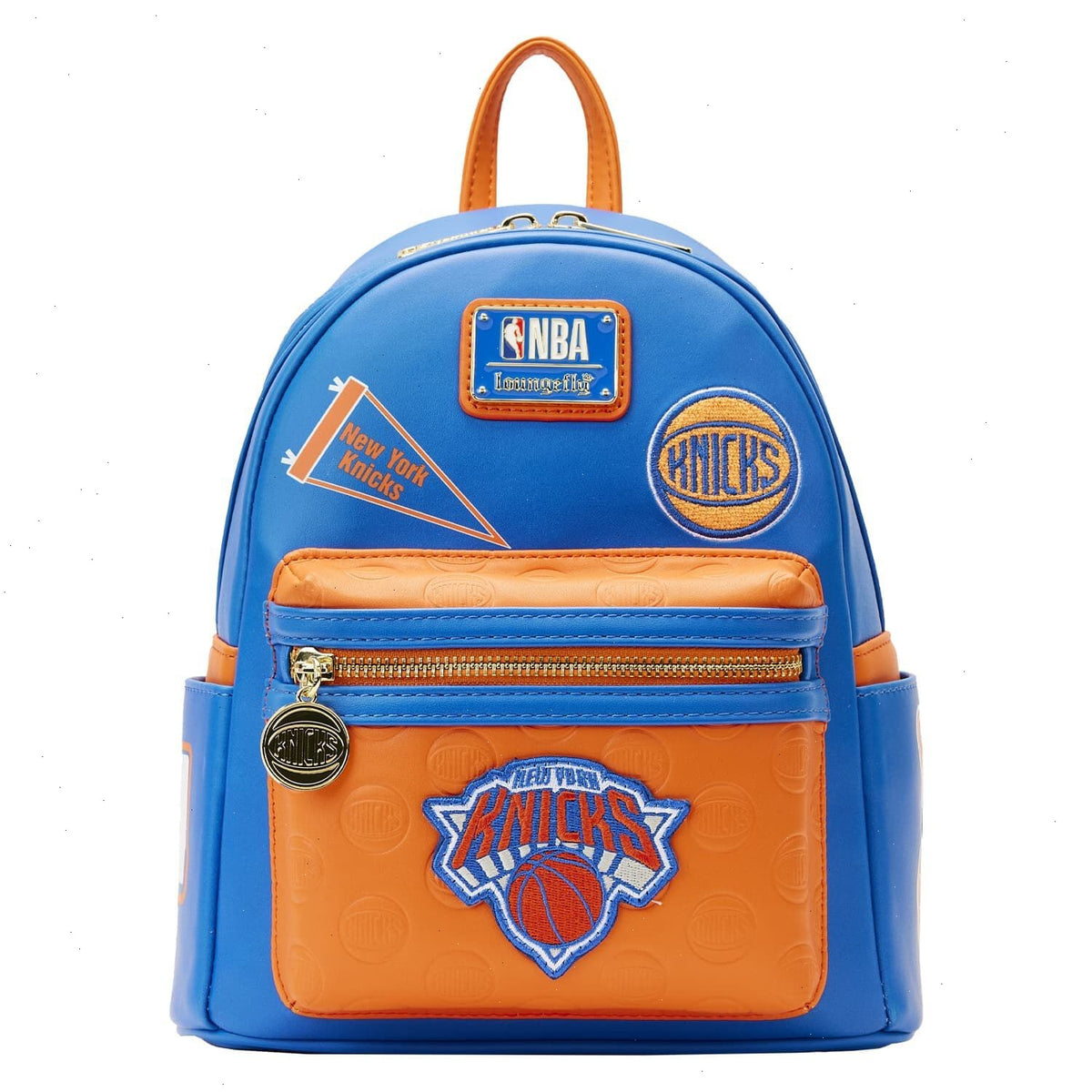 nba new york knicks patch icons mini backpack