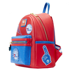 nba philadelphia 76ers patch icons mini backpack