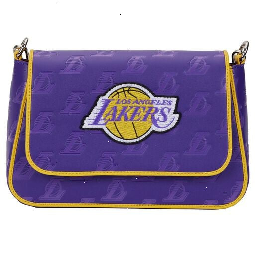 nba los angeles lakers logo crossbody bag