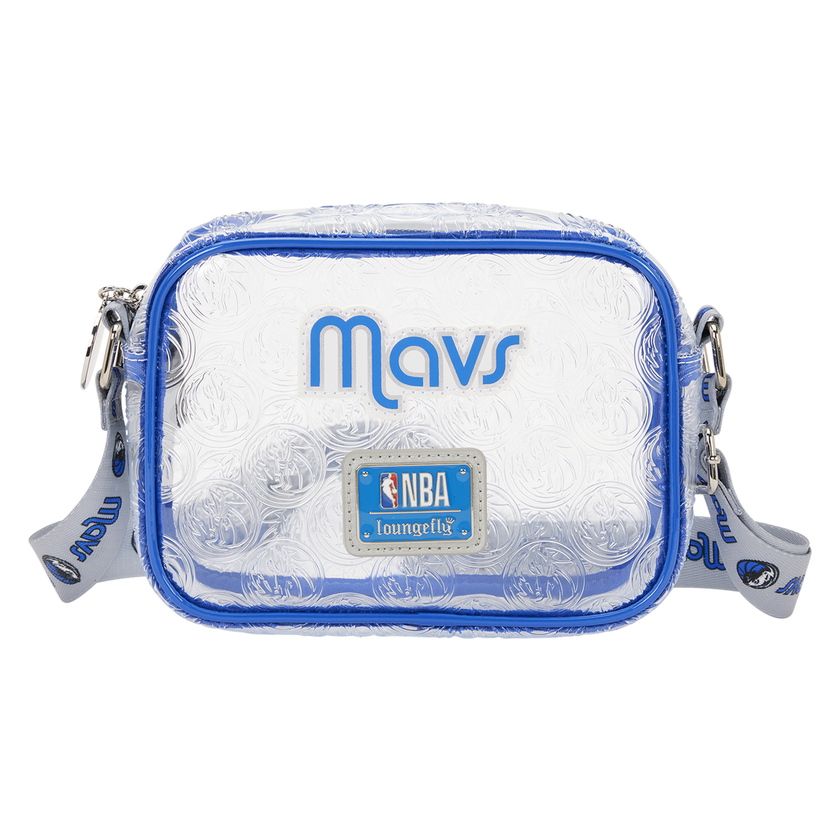 nba dallas mavericks clear crossbody stadium bag