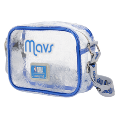 nba dallas mavericks clear crossbody stadium bag