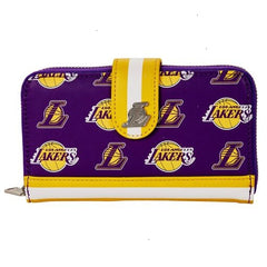 nba los angeles lakers zip around wallet