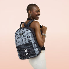 the nightmare before christmas all-over print full-size backpack