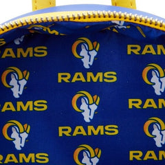 nfl los angeles rams patches mini backpack