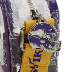 nfl minnesota vikings clear crossbody stadium bag
