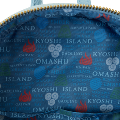 avatar: the last airbender map of the four nations mini backpack