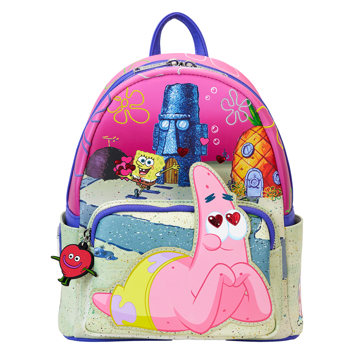 spongebob squarepants & patrick star hearts mini backpack