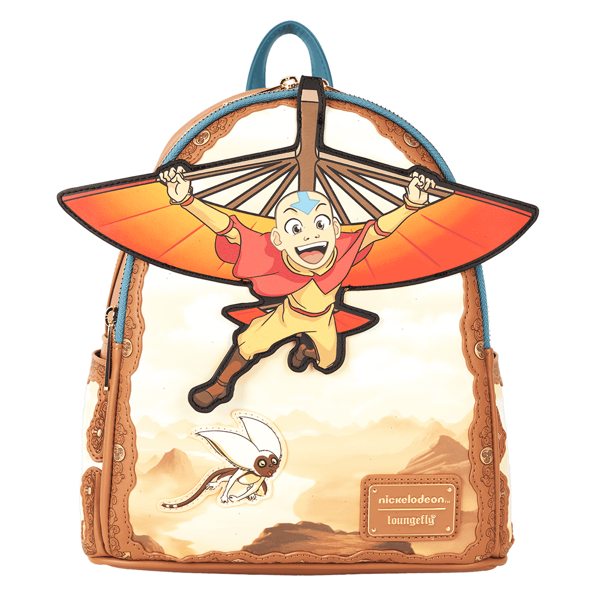 avatar: the last airbender aang glider staff mini backpack